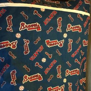 Handmade personalized Braves Pillowcase